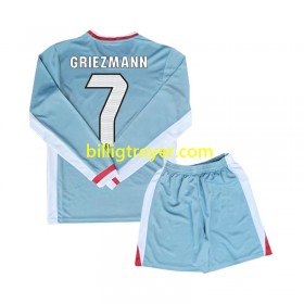 Billige Fotballdrakter Atlético Madrid Antoine Griezmann 7 Barn Bortedraktsett 2024/25 Langermet